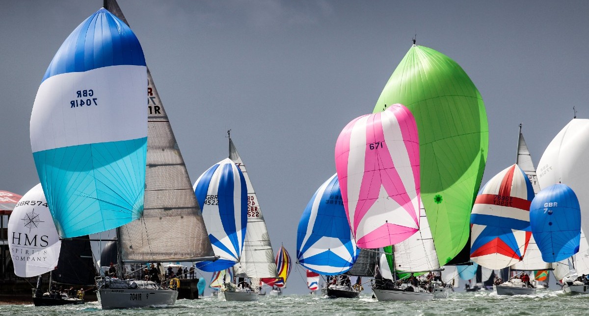 Yachts at Cowes Week